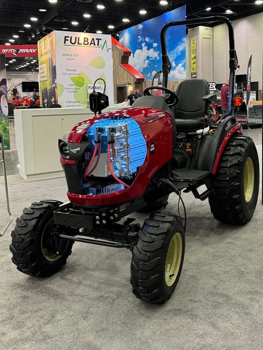 Yanmar Eleo Powered Electric Tractor Concept Equip Expo 2024